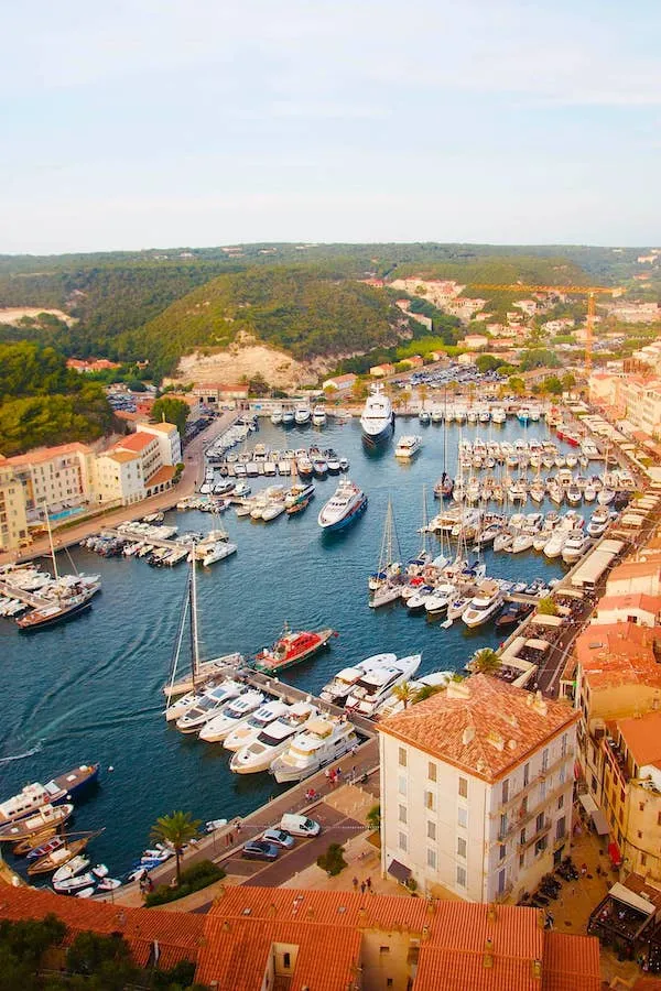 Port of Bonifacio with its yachts