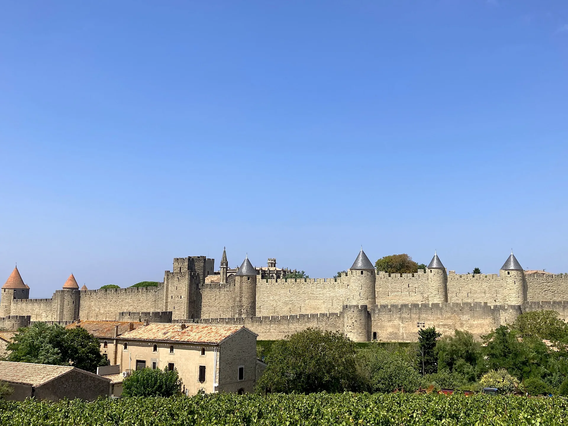 Medieval city of Carcassonne, listed by UNESCO