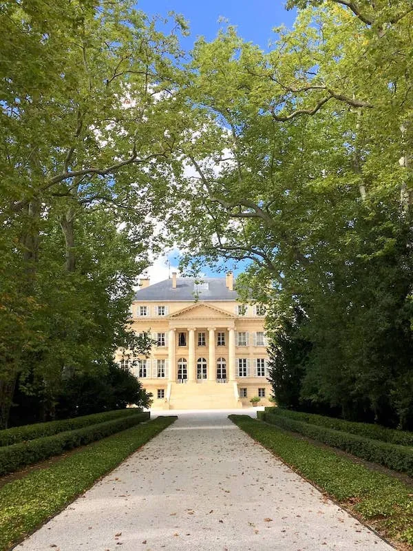 Château Margaux, a Médoc vineyard near Bordeaux